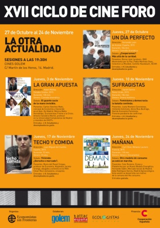 XVII Ciclo de cine foro: “La Otra Actualidad”