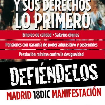 #18D/ Manifestación #RecuperaDerechos