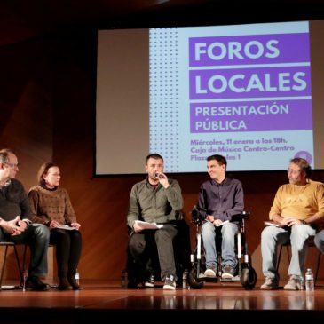 Presentación de los nuevos Foros Locales de Madrid